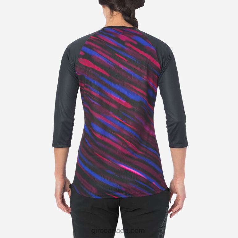 Giro Black Blur Women Roust 3/4 Jersey 46F4N698
