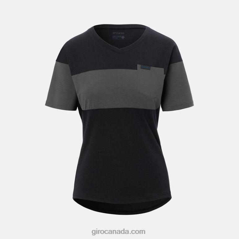 Giro Black/Charcoal Women Ride Jersey 46F4N503