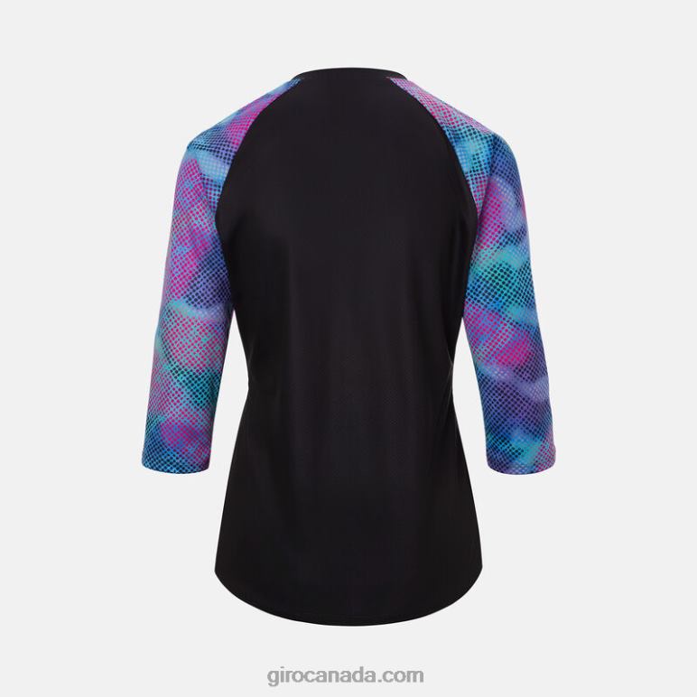Giro Black Chroma Dot Women Roust 3/4 Jersey 46F4N1250