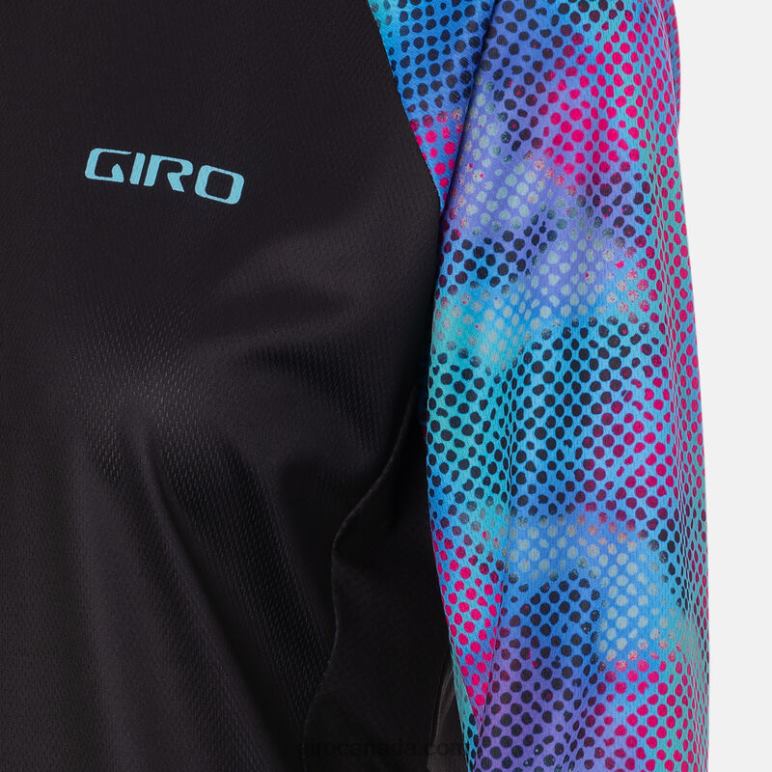 Giro Black Chroma Dot Women Roust 3/4 Jersey 46F4N1250