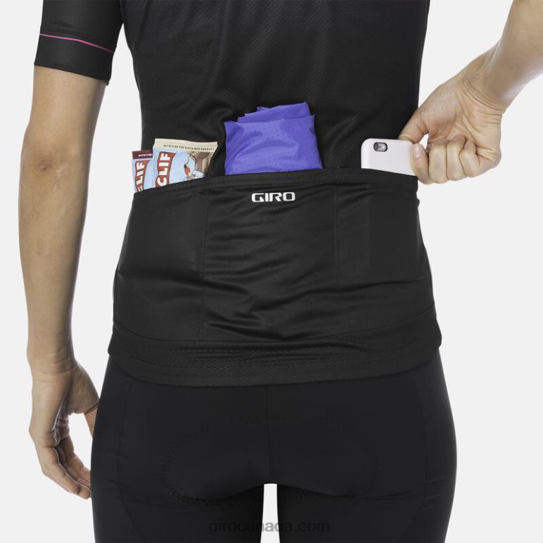 Giro Black Flow Women Chrono Sport Jersey 46F4N1234