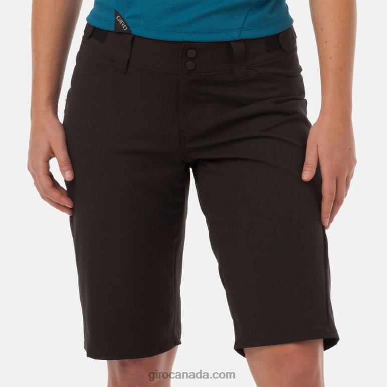 Giro Black Women Arc Short With Liner 46F4N713