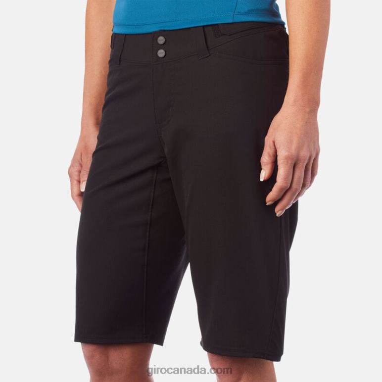 Giro Black Women Arc Short With Liner 46F4N713