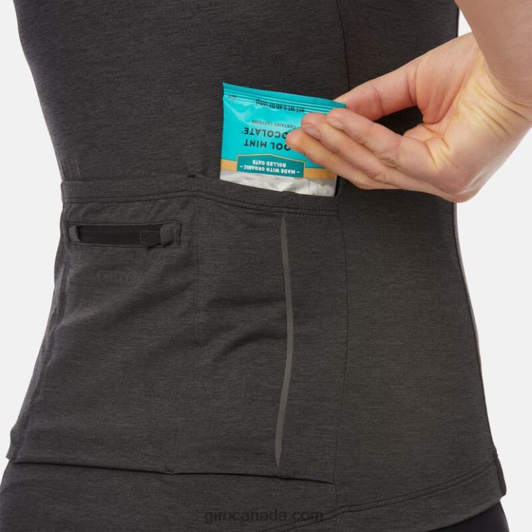 Giro Charcoal Heather Women New Road Jersey 46F4N755