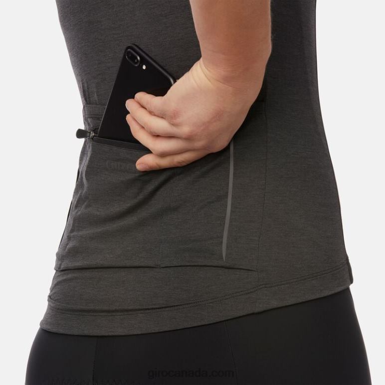Giro Charcoal Heather Women New Road Jersey 46F4N755