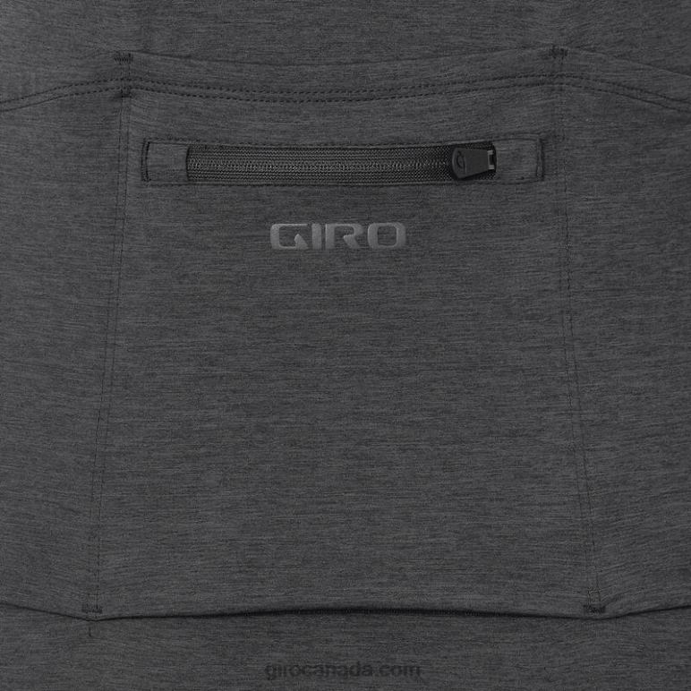 Giro Charcoal Heather Women New Road Ls Jersey 46F4N521