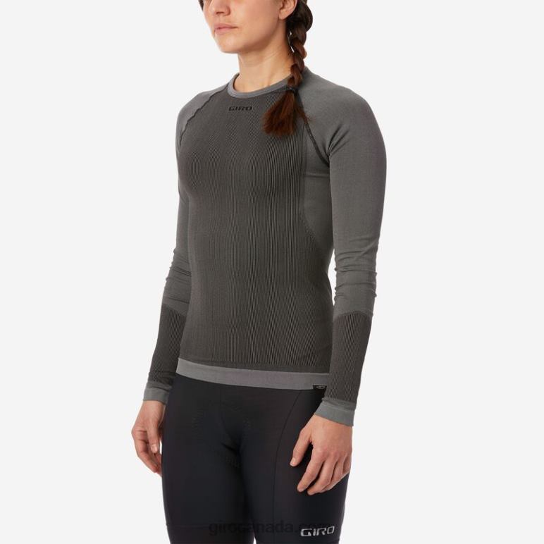 Giro Charcoal Women Chrono Long Sleeve Base Layer 46F4N139