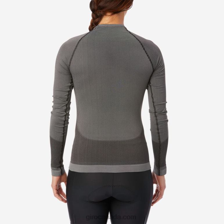 Giro Charcoal Women Chrono Long Sleeve Base Layer 46F4N139