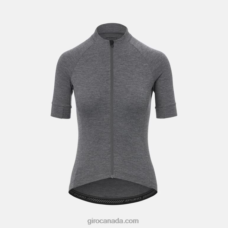 Giro Grey Heather Women New Road Jersey 46F4N1290