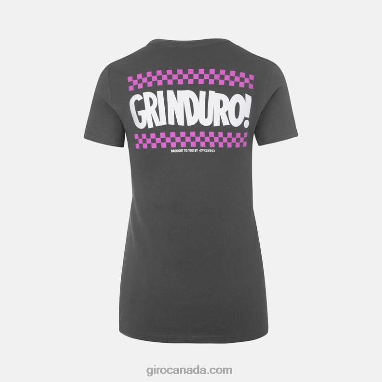 Giro Grinduro Grey Women Tech Tee - Short Sleeve 46F4N915