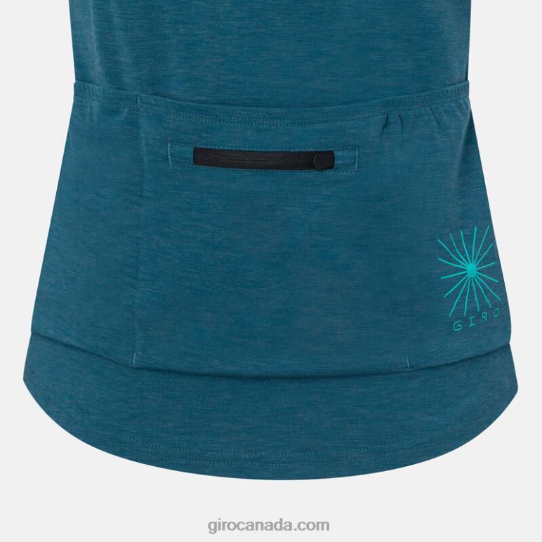 Giro Harbor Blue/Black Women Ride Jersey 46F4N1121