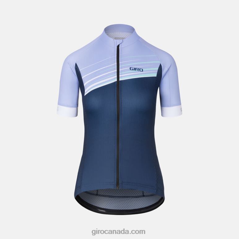 Giro Lavender/Midnight Stripe Women Chrono Jersey 46F4N1102