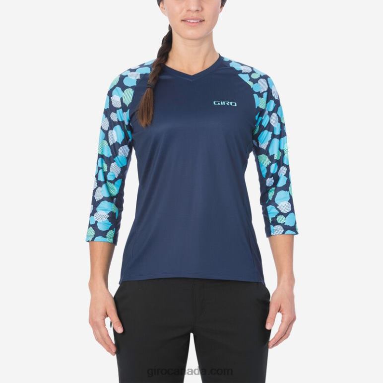 Giro Midnight Blossom Women Roust 3/4 Jersey 46F4N1255