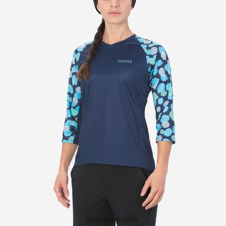 Giro Midnight Blossom Women Roust 3/4 Jersey 46F4N1255