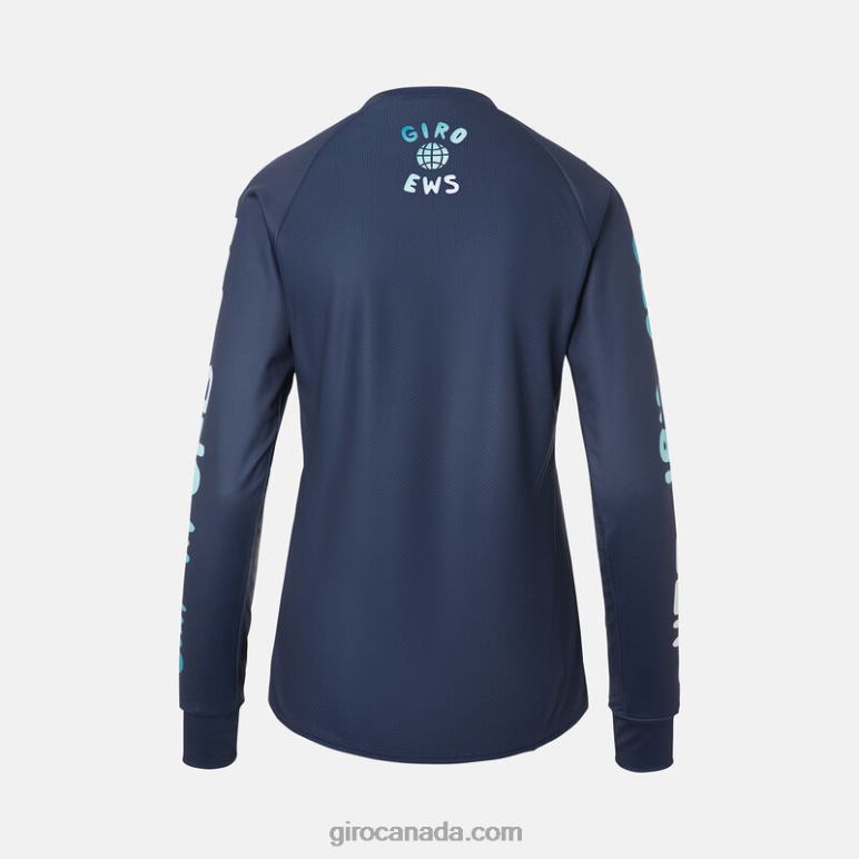 Giro Midnight Blue Ews Women Roust Ls Jersey 46F4N1270