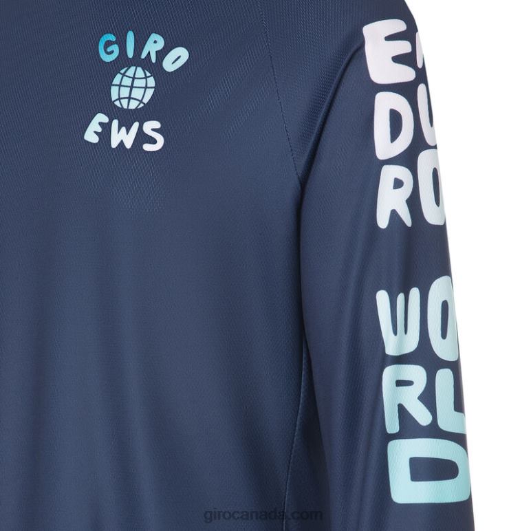 Giro Midnight Blue Ews Women Roust Ls Jersey 46F4N1270