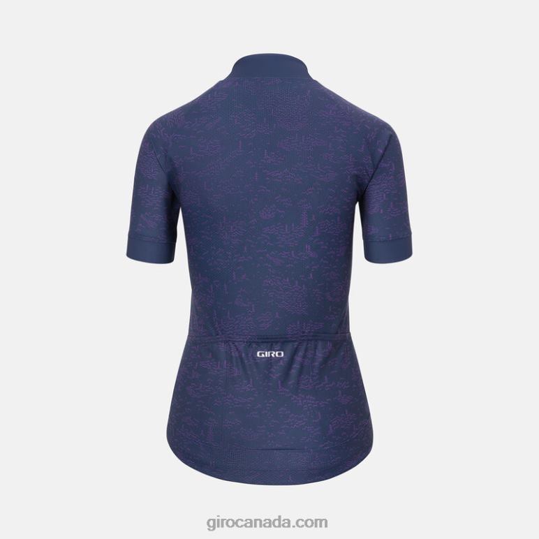 Giro Midnight Blue Scree Women Chrono Sport Jersey 46F4N1237