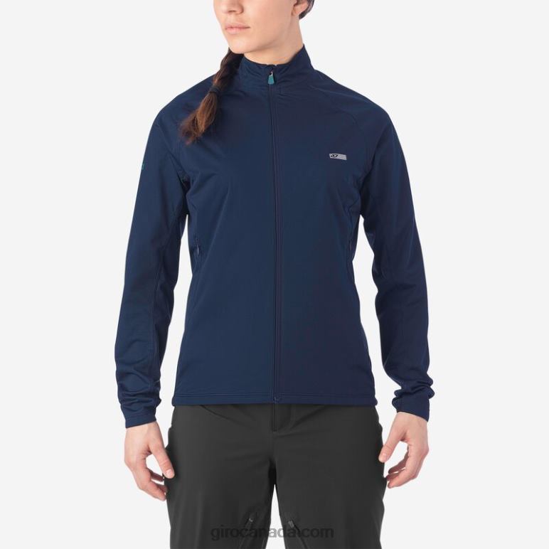 Giro Midnight Blue Women Stow H2O Jacket 46F4N1267