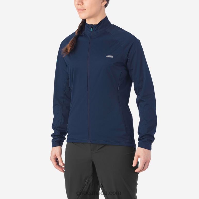 Giro Midnight Blue Women Stow H2O Jacket 46F4N1267