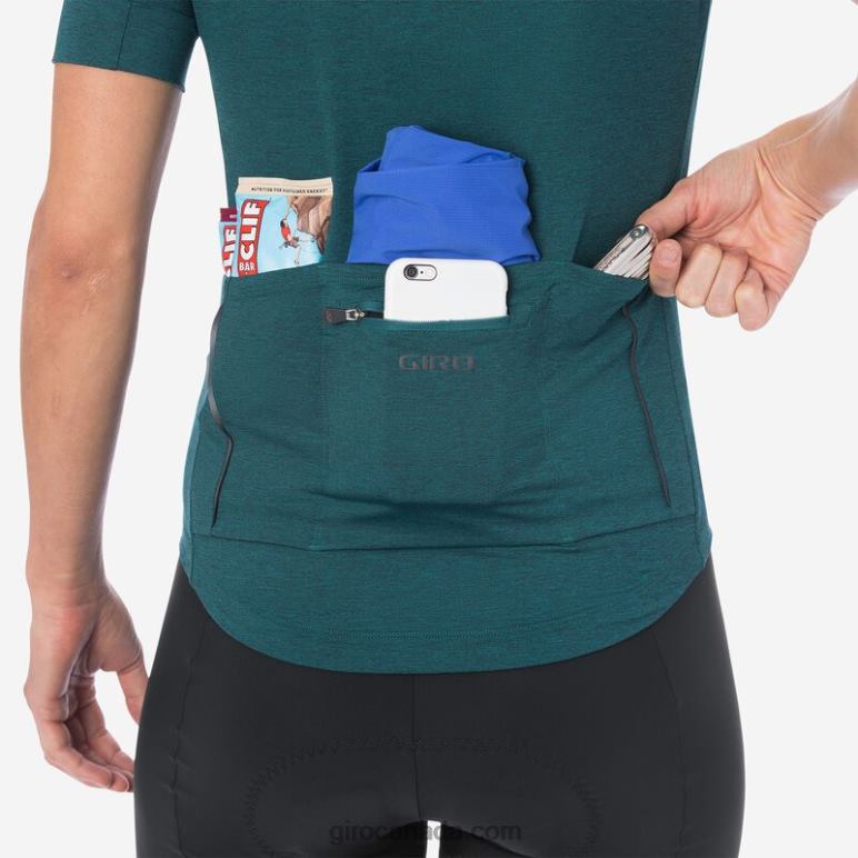 Giro True Spruce Heather Women New Road Jersey 46F4N1294