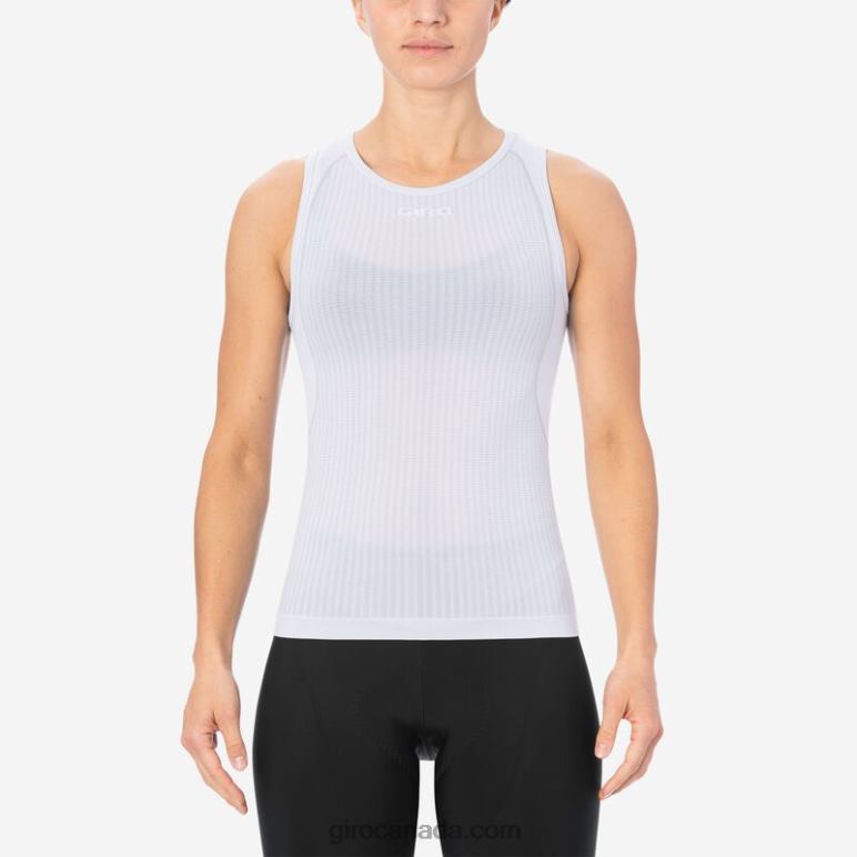 Giro White Women Chrono Sleeveless Base Layer 46F4N1241
