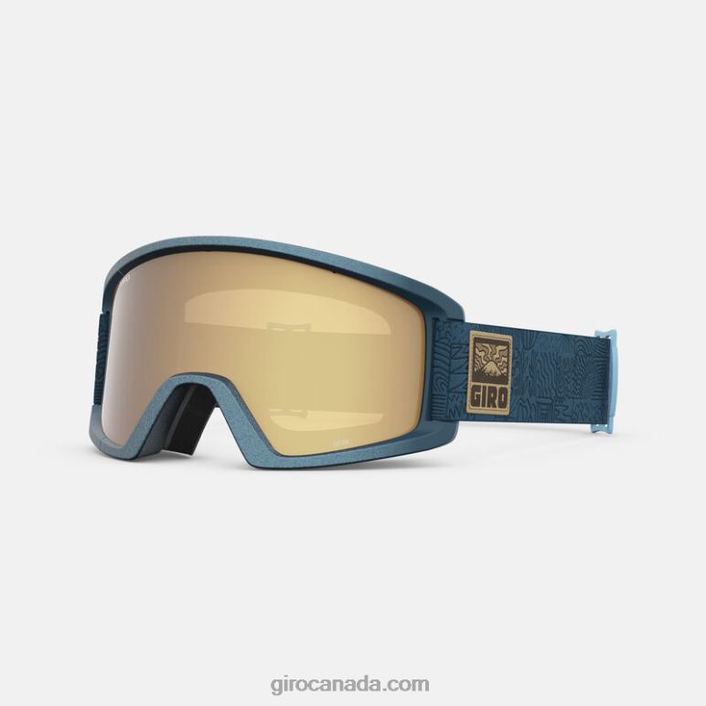 Giro Ano Harbor Blue Adventure Grid Women Dylan Goggle 46F4N558