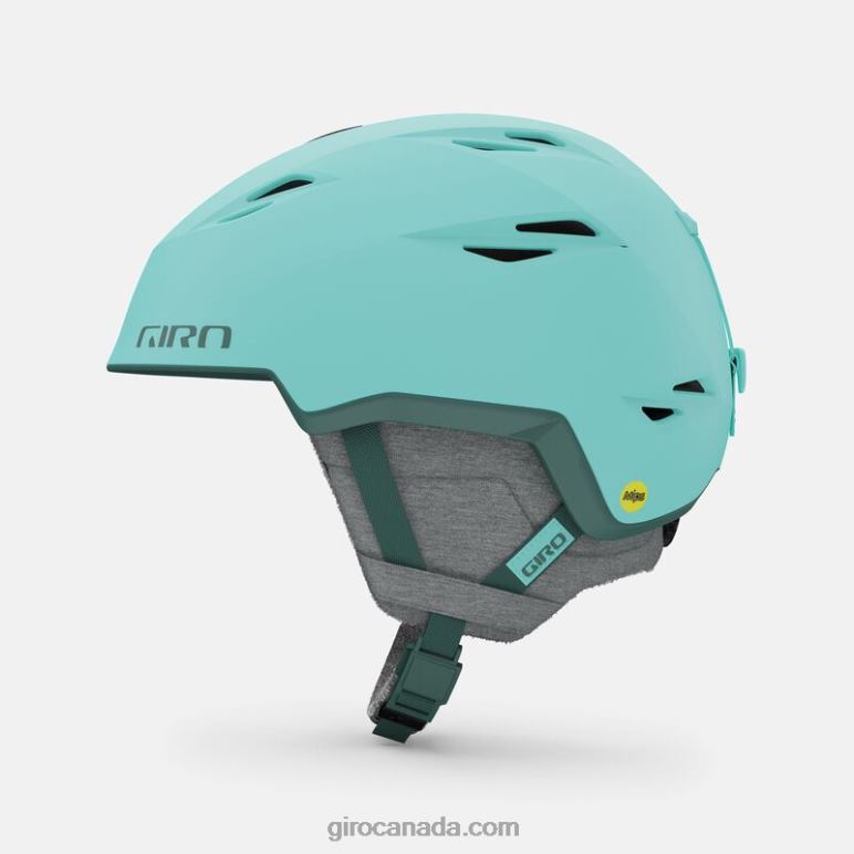 Giro Matte Glaze Blue/Grey Green Women Envi Spherical Helmet 46F4N1146