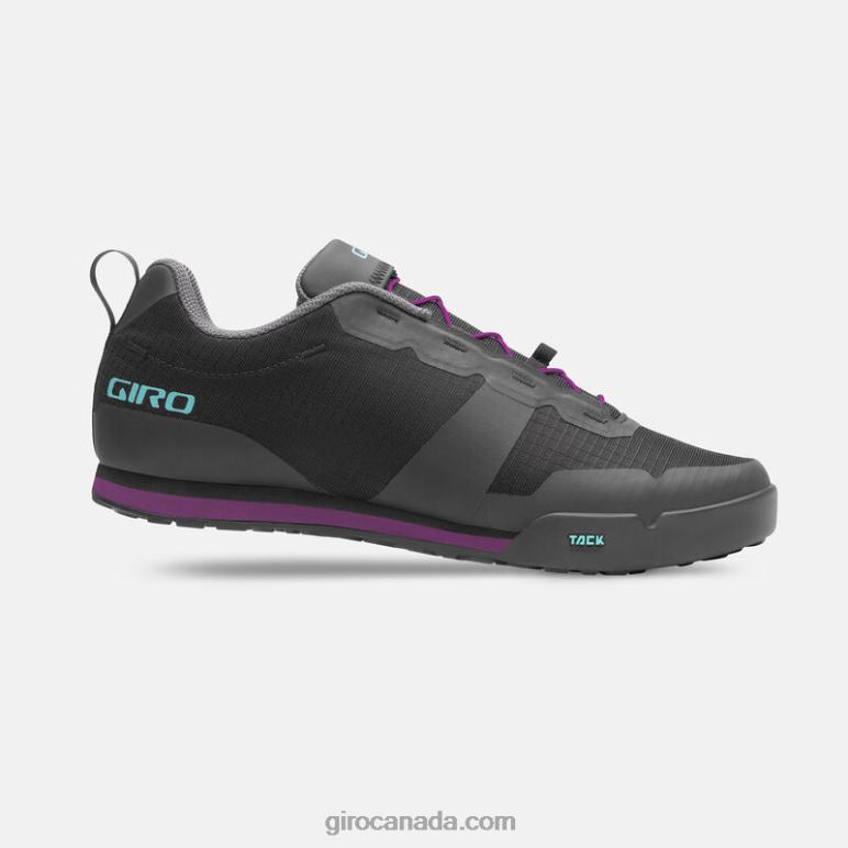 Giro Black/Throwback Purple Women Tracker Fastlace Shoe 46F4N509