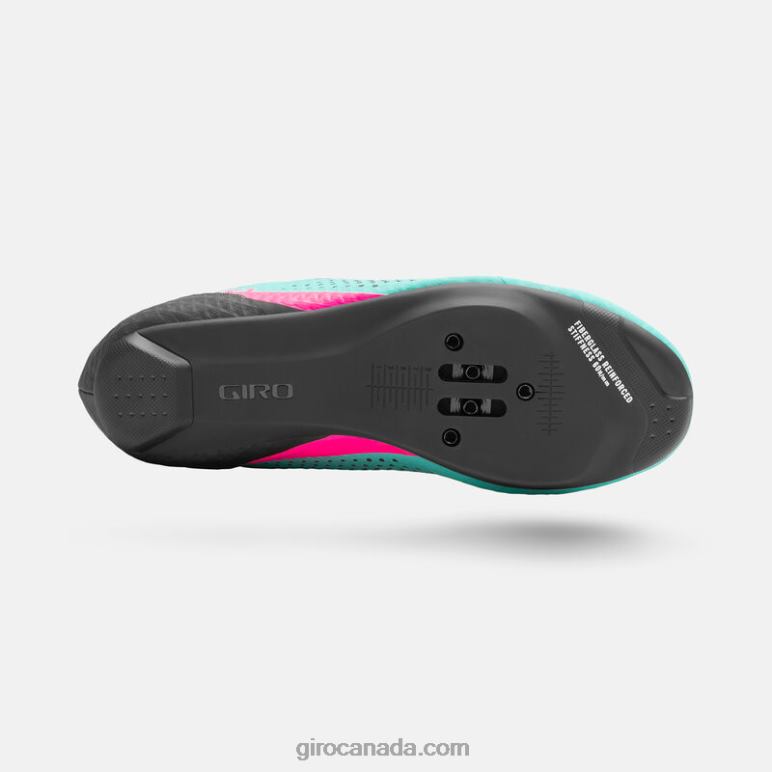 Giro Screaming Teal/Neon Pink Women Stylus Shoe 46F4N1190